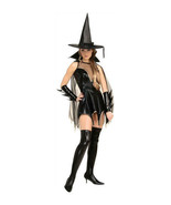 Sexy Witch Black Magic Moment Witch Costume Halloween Fancy Dress Med 10-12 - $24.99