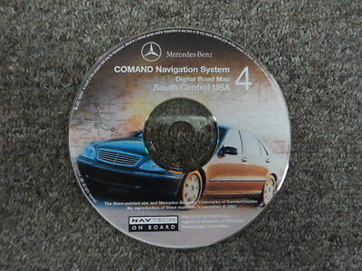 2001 Mercedes COMAND NAV Sistema Mappa Digitale Sud Centrale USA CD#4 OEM - $19.88