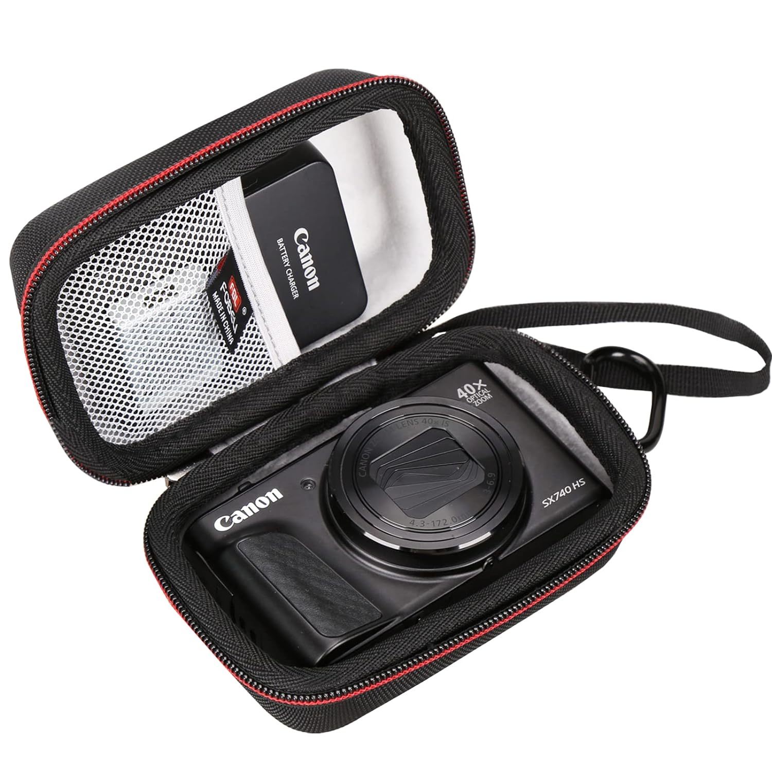 Eva Hard Travel Carrying Case For Canon Powershot Sx740 / Sx620 Hs Digital Camer - £23.50 GBP