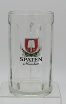 Spaten Munchen 0.5L Glass Beer Mug Oktoberfest Barware German Beer Mug - $17.95