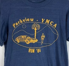 Vintage YMCA T Shirt 1984 Single Stitch Screen Stars Men’s Small USA 80s - £23.52 GBP