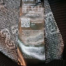 GUESS Los Angeles Women’s Black & White 1/4 Zip Pullover Sweater Jacket Size L image 6