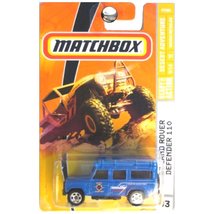 Matchbox 2008 Mbx #83 Desert Adventure &#39;97 Land Rover Defender 110 Blue New - £13.22 GBP