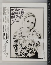 Cheri Knight Autografo Firmato 8x10 B&amp;w Promo Foto Tob - £50.96 GBP