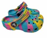 Crocs Tie Dye Classic Slip On Clog Unisex Child Toddler Size 6C - $14.80