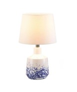WHITE AND BLUE SPLASH TABLE LAMP - $1,404.83 MXN