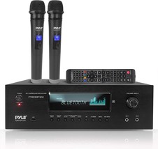 Pyle Pt888Btwm, Black, 1000W Bluetooth Home Theater Karaoke Receiver, 5.2-Ch - $153.92