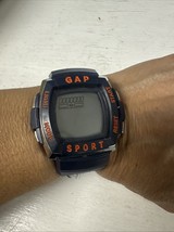 Vtg Gap Sport Watch Stop Watch Kids/Women’s Size BLUE/ORANGE Needs Batte... - $927.78 MXN