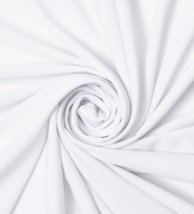 JERSEY LINING KNIT 100% POLYESTER FABRIC 5 OZS. 60&quot; WIDE COLOR SNOW WHIT... - $3.32 CAD