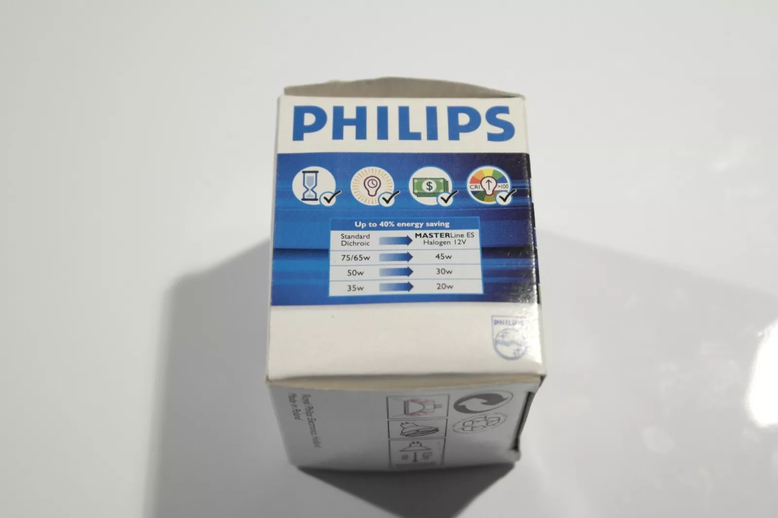 PHILIPS MASTER LINE ES 45W 12V 60º GU5.3 5000h - $4.95