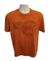 2007 Harley Davidson Motor Cycles Boswells Music City Adult Large Orange... - $14.85