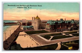 Marlboro-Blenheim Hotel Boardwalk Atlantic CIty New Jersey NJ DB Postcard W11 - £2.29 GBP