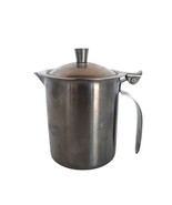 Cute vintage Lion General Stainless Steel syrup pitcher restaurant style - $12.00