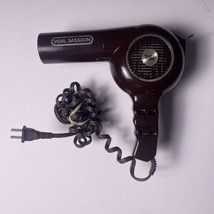 VINTAGE Vidal Sassoon VS 207 1500W Hairdryer 4 Heat Setting Hair Blow Dryer - £10.85 GBP