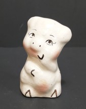 Vtg Anthropomorphic Pic Ceramic Figurine 2.5&quot; Tall - £11.60 GBP