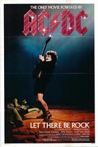 AC/DC: Let There Be Rock Original 1982 Vintage One Sheet Poster - £199.83 GBP