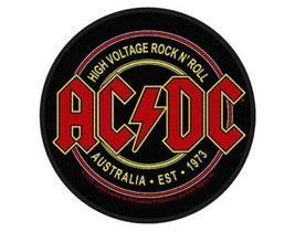 AC/DC high voltage aus 73 circular 2015 SEW ON PATCH official merch ANGUS - £3.97 GBP