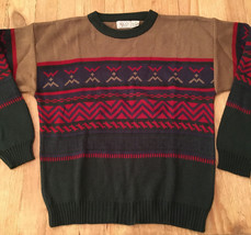 Vintage The Mens Store Sears Crew Neck Sweater Acrylic MEDIUM - £27.41 GBP
