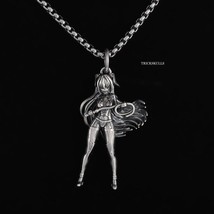 Anime Whip Girl Lucy Fairy Tail Sexy Pendant Manga 60cm Stainless Box Chain - $17.82