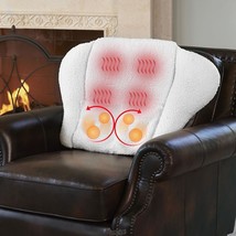 Hammacher Shiatsu Heated massage Backrest lumbar Heat Back improve circulation - £34.45 GBP