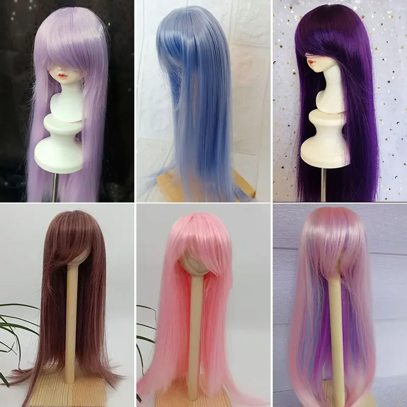 BJD SD 1/3 1/4 1/6 1/8 1/12 wig ancient style blank hair high temperatur... - $18.70+