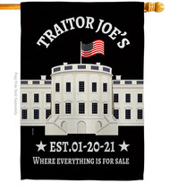 Traitor Joe&#39;S Sales House Flag Political 28 X40 Double-Sided Banner - £29.07 GBP