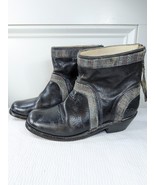Bed Stu Binary Women&#39;s sz 7.5 ankle Boot bootie black Cobblers Series Be... - $133.96 CAD