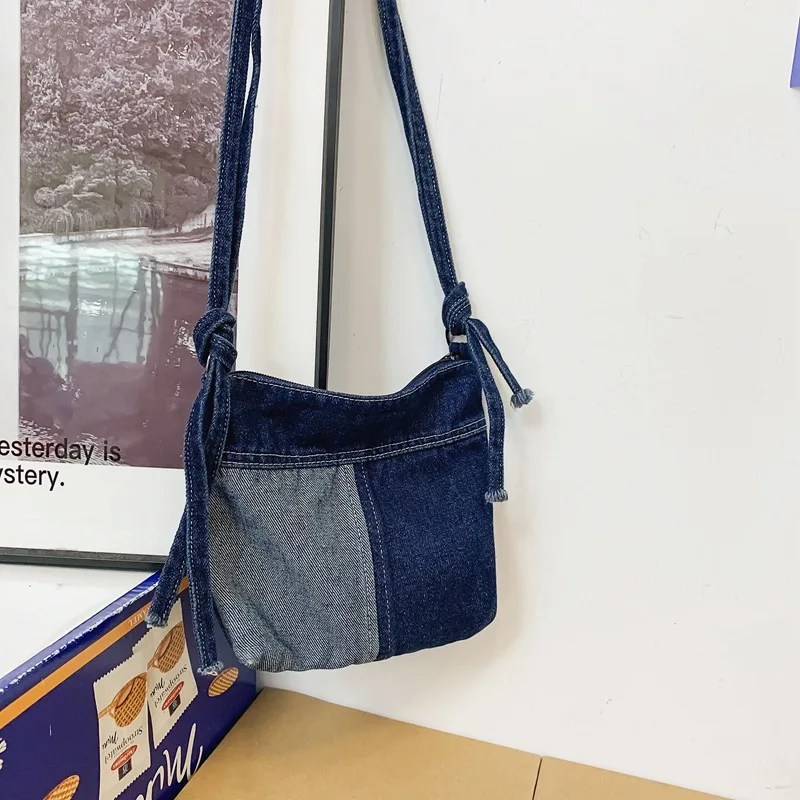 Fashion Denim Women Crossbody Bag Casual Mobile Phone Purse Bags Color C... - $66.00