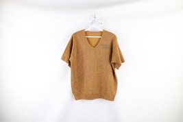 Vintage 60s Womens M Wool Blend Knit University Arkansas Little Rock Sweater USA - £77.73 GBP