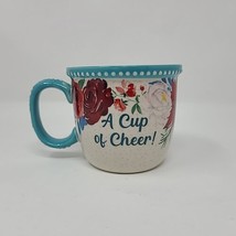 Pioneer Woman Coffee Mug Cup 16oz Ceramic A Cup of Cheer Holiday Christmas - $15.83
