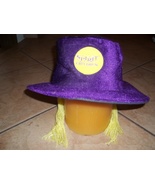 halloween hat with yellow hair in back - £12.59 GBP