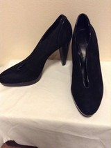 Banana Republic Womens Opal Black Suede Pump High Heel Shoes Size 9 $160... - $17.95