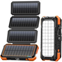 Solar Charger Power Bank, Pd 18W Qc3.0 Fast Charging 20000Mah Solar Powered Powe - £78.63 GBP