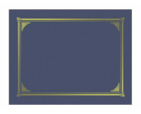 Geographics® Linen Mini Certificate Covers, 9-3/4" x 6-1/2", Navy, Pack ... - $15.99
