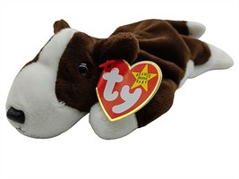 Ty Beanie Baby Bruno The Dog Collectible Plush Retired Vintage Original New - $9.46