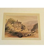 Petra, Jordan El Deir Monastery David Roberts Greeting Card - £3.95 GBP