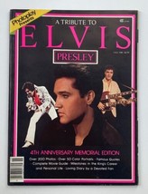 VTG Photoplay Magazine Fall 1981 A Tribute To Elvis Presley w Poster No Label - £9.72 GBP