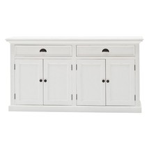 Modern Farmhouse White Buffet Server - $24,677.92 MXN