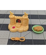 Littlest Pet Shop Sand Castle 2005 Gingerbread Dog Toy Lot - £8.16 GBP