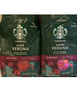 Starbucks Caffe Verona Ground Coffee 2 Large 18 Oz 2 Packages Dark Roast... - £21.47 GBP