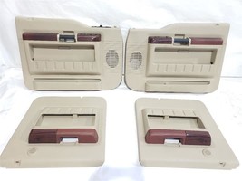 Set of 4 Interior Door Trim Panel Has Some Wear OEM 08 King Ranch Crew Ford F... - £522.65 GBP