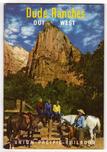 Four 1950s Union Pacific Railroad Pamphlets Dude Ranches-California-Yellowstone - £68.34 GBP