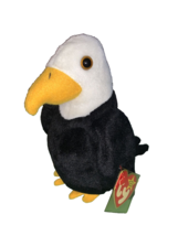 Retired 3rd Gen 1996 Ty Beanie Baby Babies Baldy The Eagle 008421040742 ... - $6.81