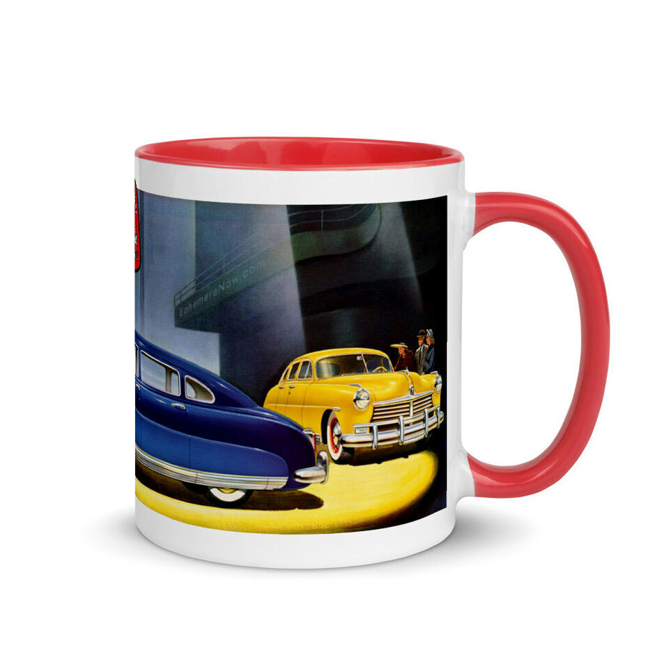 1948 Hudson Motor Car Art Deco Ad Coffee Tea Hot or Cold Beverage Mug (4... - $18.99