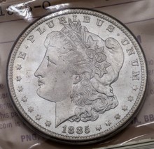 1885-O $1 Dollar D&#39;Argent Morgan En État BU Choisi - £101.80 GBP