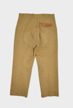 Vintage Woolrich Pants Mens 32x26 Wool Hunting Reinforced Yellow Gold USA - $66.61