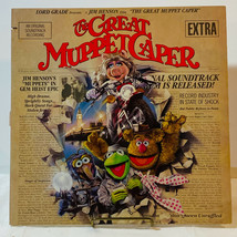 The Muppets The Great Muppet Caper Soundtrack LP 1981 Jim Henson NM Saw Cut - £19.74 GBP