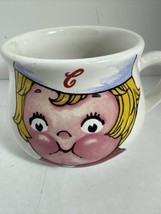 Vintage 1998 Campbell Soup Kid Face Collectable Mug Cup Bowl - £10.09 GBP