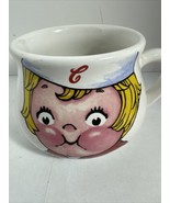 Vintage 1998 Campbell Soup Kid Face Collectable Mug Cup Bowl - $12.77