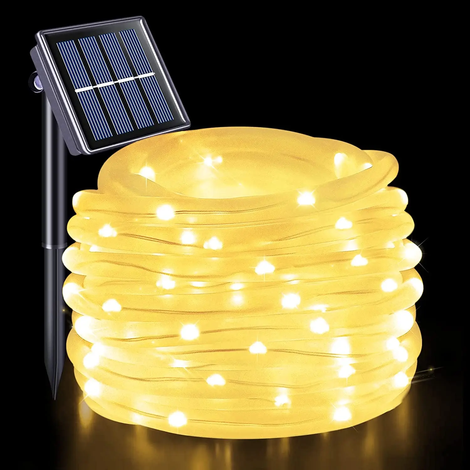 Solar Power 100 LED String Fairy Lights Outdoor Christmas Decorations for Home 8 - £64.30 GBP